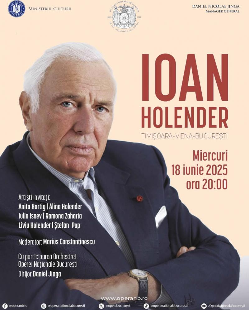 Ioan Holender, sărbătorit pe scena Operei Naționale București