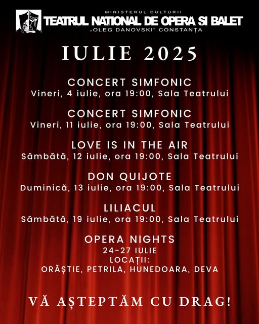 Program iulie 2025