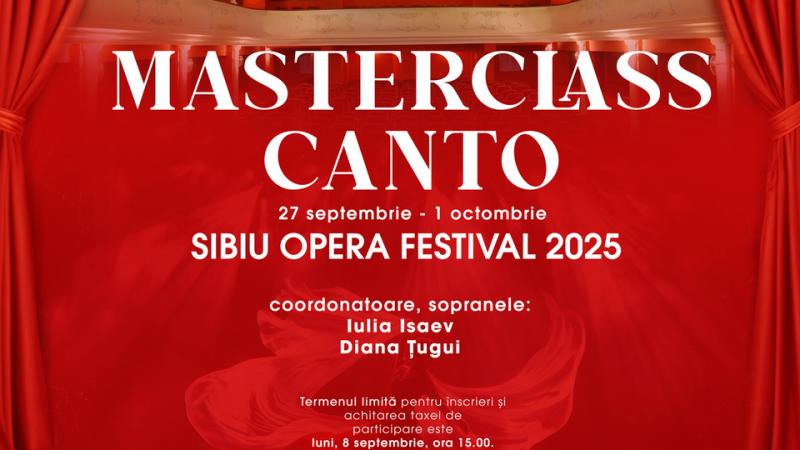 Masterclass coordonat de sopranele Iulia Isaev și Diana Țugui