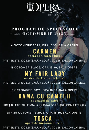 Program octombrie 2025