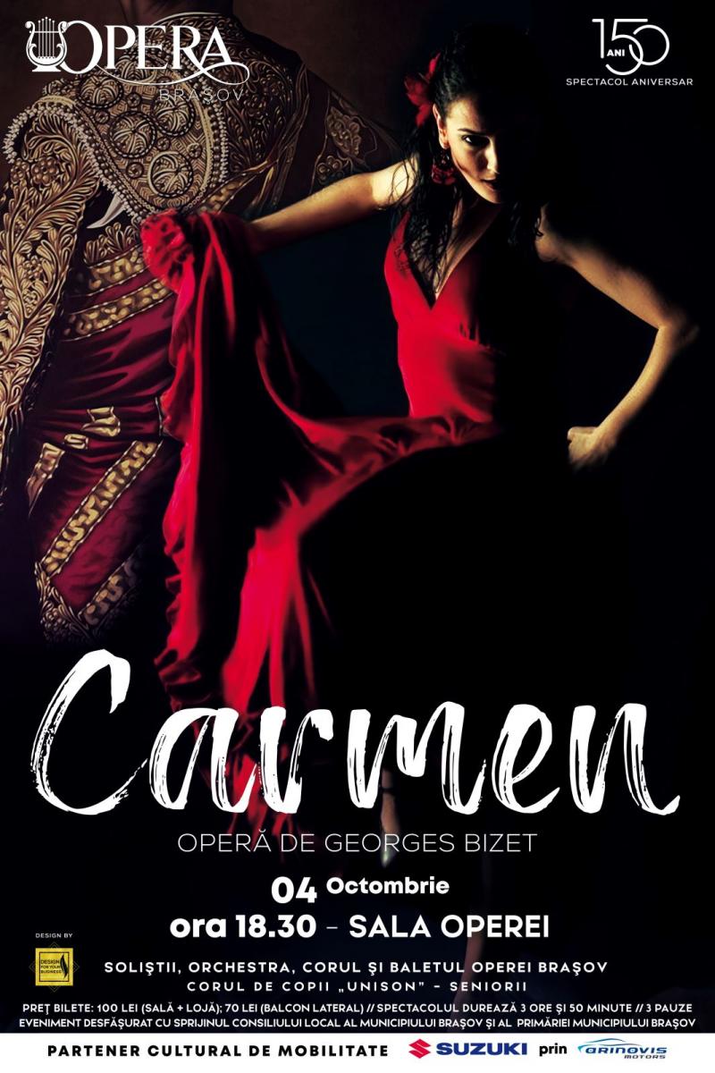„Carmen” vine la Opera Brașov