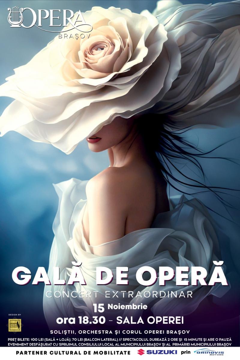 Gala de Operă, un eveniment extraordinar,  pe scena lirică brașoveană