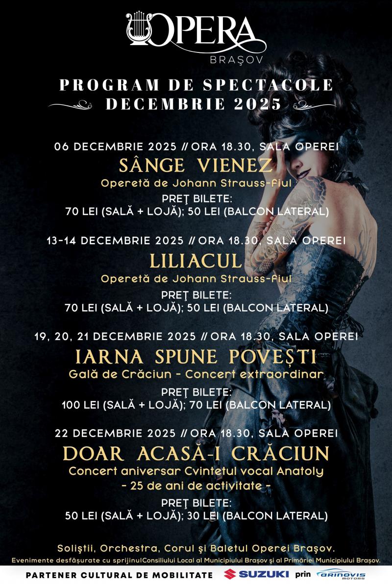 Program decembrie 2025