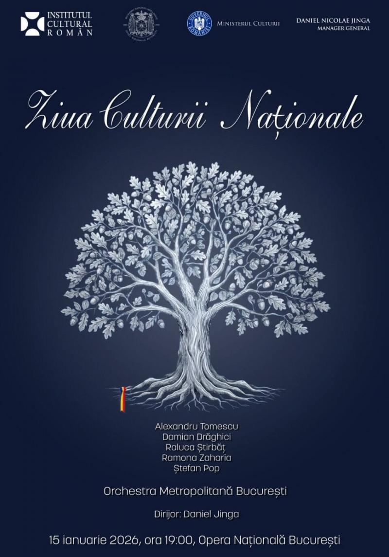 ICR marchează Ziua Culturii Naționale printr-un eveniment de excepție la Opera Națională București