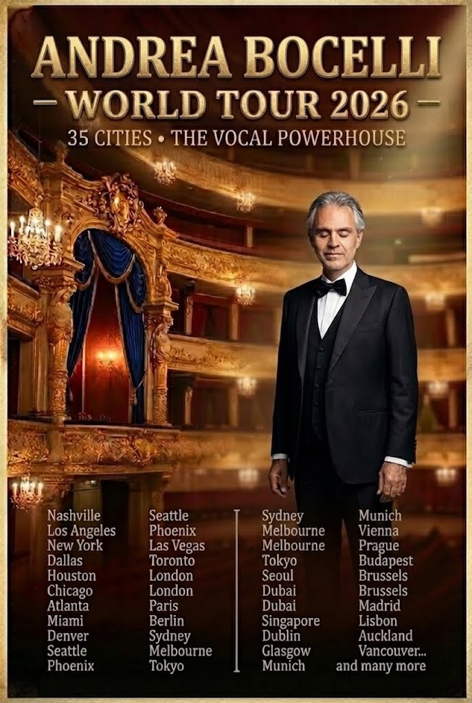 Turneul internațional Andrea Bocelli „Romanza - cea de-a 30-a aniversare”