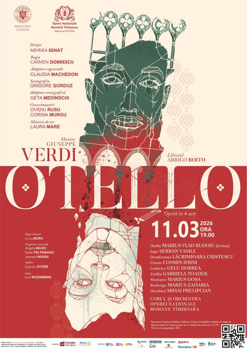 „Otello” revine pe scena Operei Naționale Române din Timișoara.
