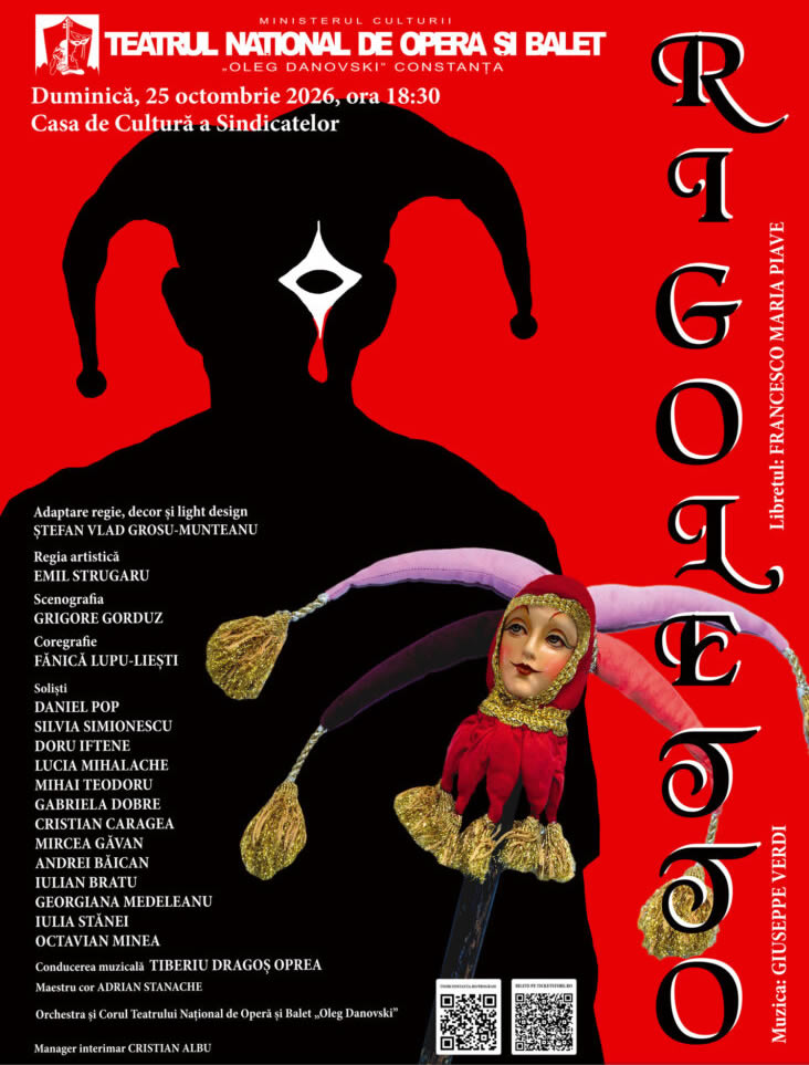 „Rigoletto”, una dintre cele mai tulburătoare opere ale lui Verdi, la Constanța