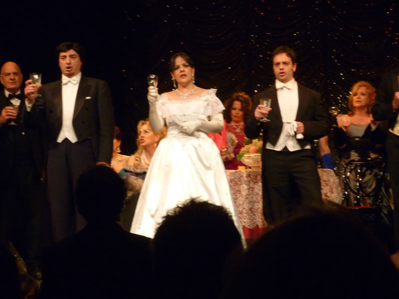 "La Traviata" at Salone Margherita Theatre in Rome