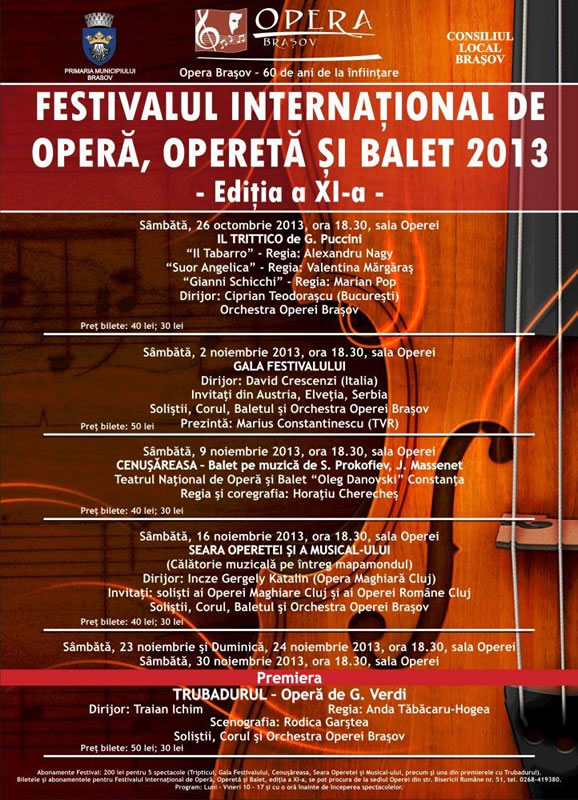 Program noiembrie 2013