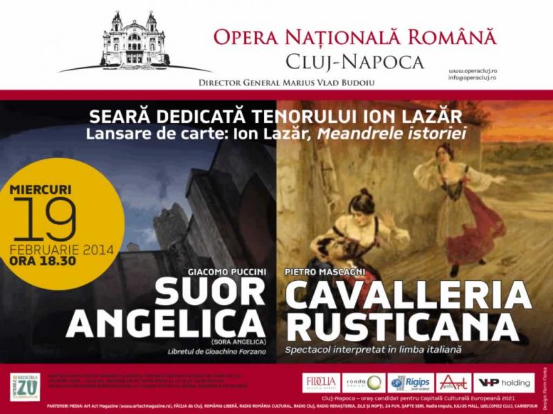 "Suor Angelica" si "Cavalleria Rusticana" la Cluj-Napoca